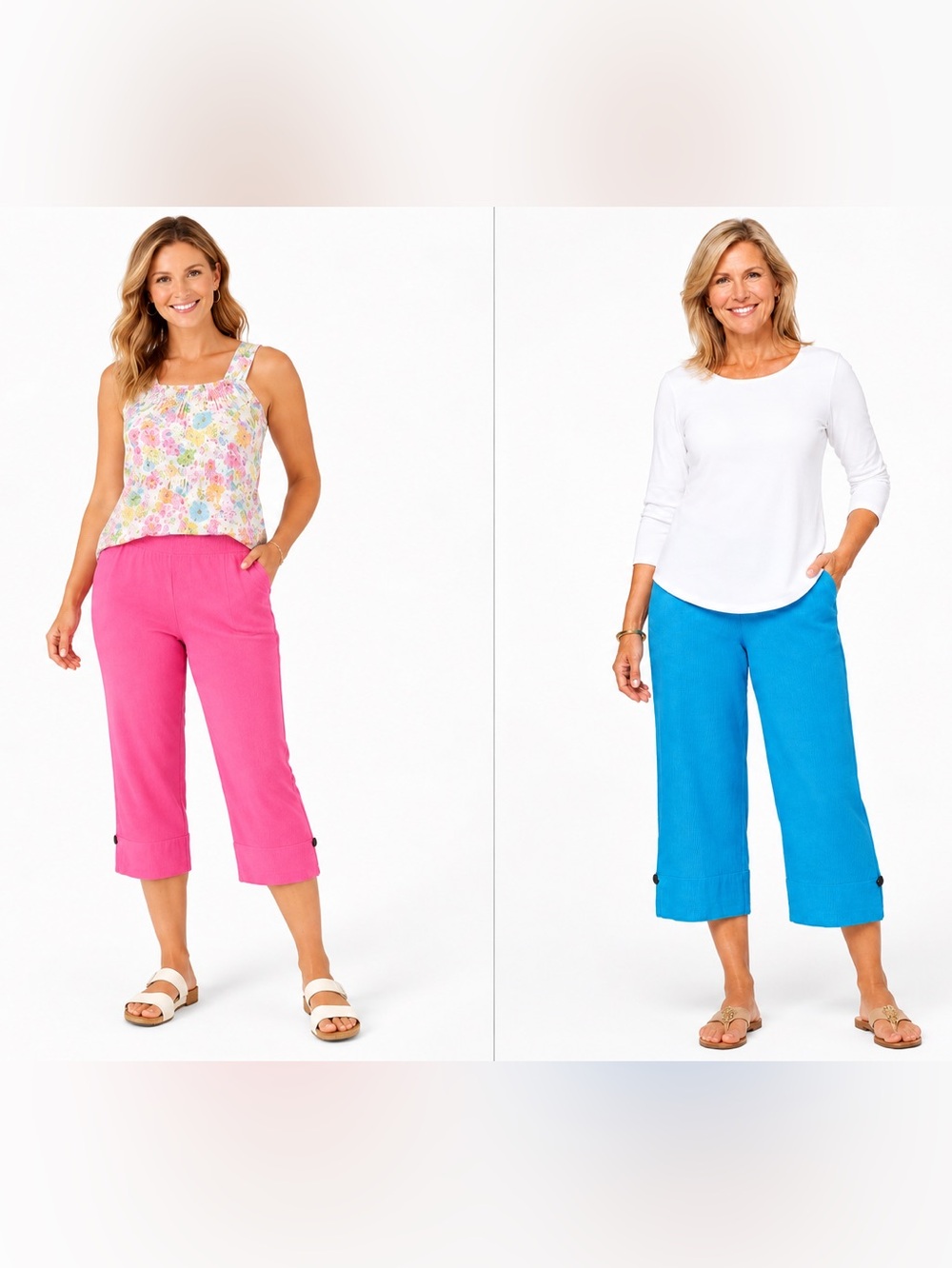 Belle by Kim Gravel capri pants size large plus a pair of Shannon Passero pants
